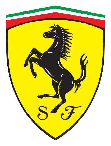 El logo de la Scuderia Ferrari